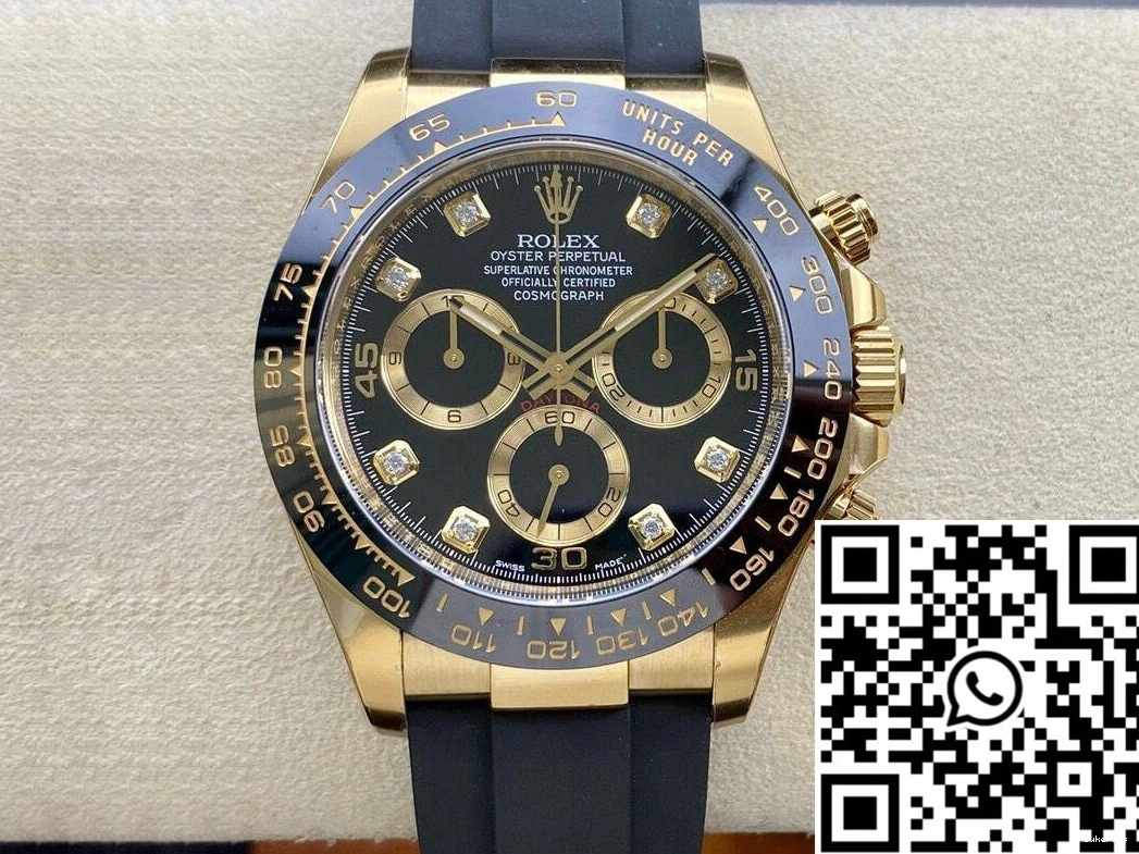 M116518ln-0078 Daytona Rolex Rubber Clean Cosmograph Factory Strap 0223